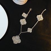 Fortok Van Cleef & Arpels Magic Alhambra Bracelet In Diamond Silver - 1