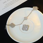 Fortok Van Cleef & Arpels Magic Alhambra Bracelet In Diamond Silver - 6