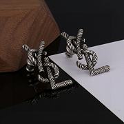 Fortok Saint Laurent Classic Earrings Gold / Silver - 5