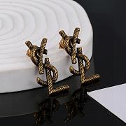 Fortok Saint Laurent Classic Earrings Gold / Silver - 3