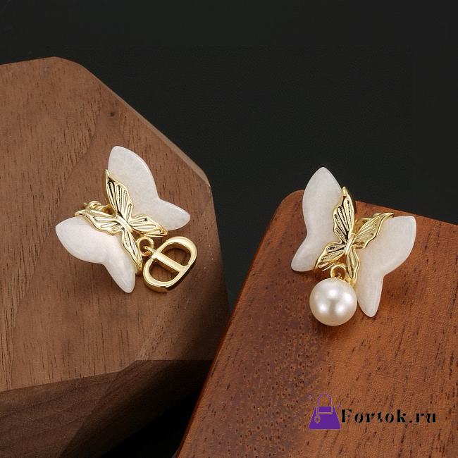 Fortok Dior Butterfly Earrings - 1