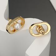 Fortok Dior Gold CD Earrings - 3