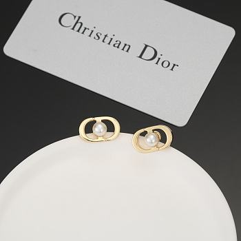 Fortok Dior Gold CD Earrings