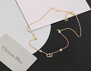 Fortok Dior CD Necklace + Bracelet Set  - 4