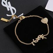 Fortok Saint Laurent Alphabet Diamond Bracelet - 1