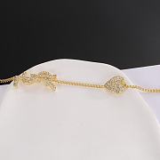 Fortok Saint Laurent Alphabet Diamond Bracelet - 2