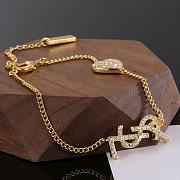 Fortok Saint Laurent Alphabet Diamond Bracelet - 4
