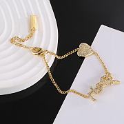 Fortok Saint Laurent Alphabet Diamond Bracelet - 5
