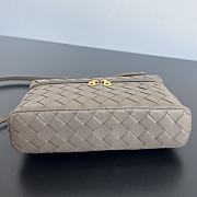 Fortok Bottega Veneta Vanity Case Rope Cosmetic Bag Pinecone 22x12.5x5cm - 6