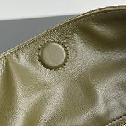 Fortok Bottega Veneta Large Suede Hop Bag Green 803976 54x24x13cm - 2