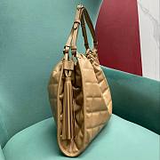 Fortok Gucci Deco Medium Tote Bag Brown 746210 43x8x28cm - 5