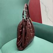 Fortok Gucci Deco Medium Tote Bag Burgundy 746210 43x8x28cm - 4