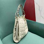 Fortok Gucci Deco Medium Tote Bag White 746210 43x8x28cm - 4