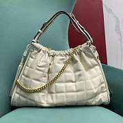 Fortok Gucci Deco Medium Tote Bag White 746210 43x8x28cm - 3