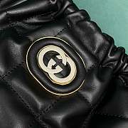 Fortok Gucci Deco Medium Tote Bag Black 746210 43x8x28cm - 2