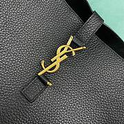 Fortok Saint Laurent Soft Hobo Bag Black 793051  - 4
