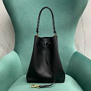 Fortok Saint Laurent Paris VII Pochon in Black Lambskin 804302 24x12x30cm - 4