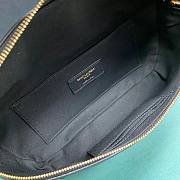 Fortok Saint Laurent Grained Leather Waist Bag Black 569737 25×14×3.5cm  - 6