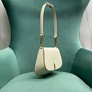 Fortok Saint Laurent Voltaire Top Handle Bag White 800846 20x7x17cm - 6