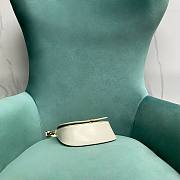 Fortok Saint Laurent Voltaire Top Handle Bag White 800846 20x7x17cm - 3