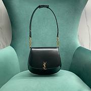 Fortok Saint Laurent Voltaire Top Handle Bag Black 800846 20x7x17cm - 1