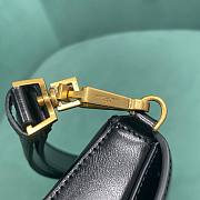 Fortok Saint Laurent Voltaire Top Handle Bag Black 800846 20x7x17cm - 2
