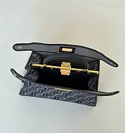 Fortok Peekaboo ISeeU Dark Blue FF Chenille Bag 8670 27x11x20cm - 3