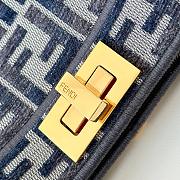 Fortok Peekaboo ISeeU Dark Blue FF Chenille Bag 8670 27x11x20cm - 4