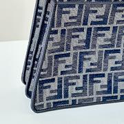 Fortok Peekaboo ISeeU Dark Blue FF Chenille Bag 8670 27x11x20cm - 5