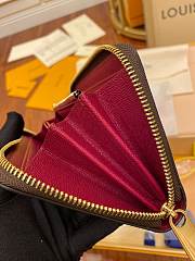 Louis Vuitton Zipper Wallet Monogram Fuchisa M41895 19x10cm - 6