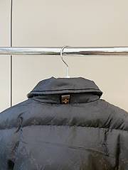 Fortok Louis Vuitton Cropped Monogram Puffer Jacket Black - 2