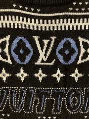 Fortok Louis Vuitton Jacquard Wool Pullover  - 2