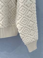 Fortok Louis Vuitton Shearling-Effect Monogram Jacket White - 6