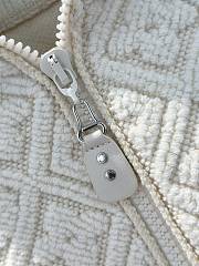 Fortok Louis Vuitton Shearling-Effect Monogram Jacket White - 5