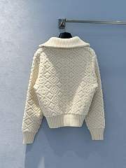 Fortok Louis Vuitton Shearling-Effect Monogram Jacket White - 2