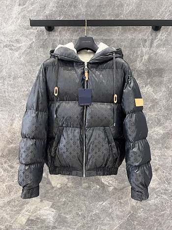 Fortok Louis Vuitton LV Ski Monogram Down Jacket Black