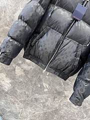 Fortok Louis Vuitton LV Ski Monogram Down Jacket Black - 4
