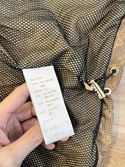 Fortok Louis Vuitton Classic Monogram Full Print Short Hooded Down Jacket Brown - 5