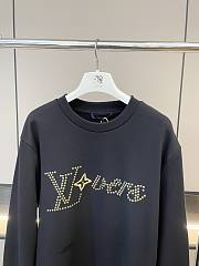Fortok Louis Vuitton Rivet Pearl Sweater Black - 5