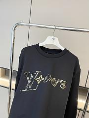 Fortok Louis Vuitton Rivet Pearl Sweater Black - 6