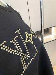 Fortok Louis Vuitton Rivet Pearl Sweater Black - 4