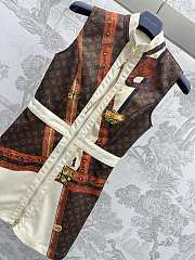 Fortok Louis Vuitton Denim LV Trunk Dress  - 2