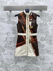 Fortok Louis Vuitton Denim LV Trunk Dress  - 1