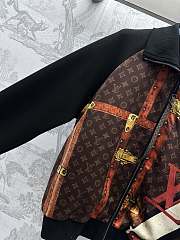 Fortok Louis Vuitton Trunk Zip-Up Jacket Black - 5