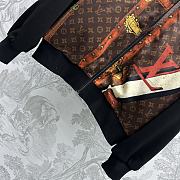 Fortok Louis Vuitton Trunk Zip-Up Jacket Black - 4