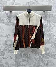 Fortok Louis Vuitton Trunk Zip-Up Jacket White - 1