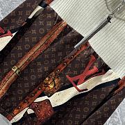 Fortok Louis Vuitton Trunk Zip-Up Jacket White - 5