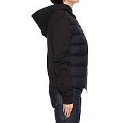 Fortok Moncler Padded Cotton Zip-Up Hoodie Black - 5