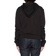 Fortok Moncler Padded Cotton Zip-Up Hoodie Black - 4
