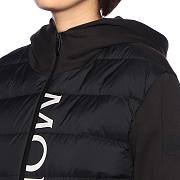 Fortok Moncler Padded Cotton Zip-Up Hoodie Black - 3